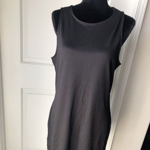 Sleeveless Fitted Black dress